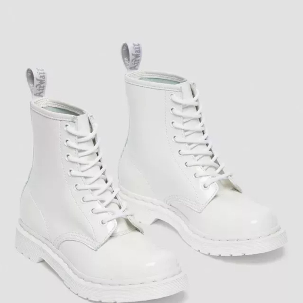 Dr. Martens 1460 Mono White Patent Leather Boots
Size 7 | NIB - Picture 6 of 7
